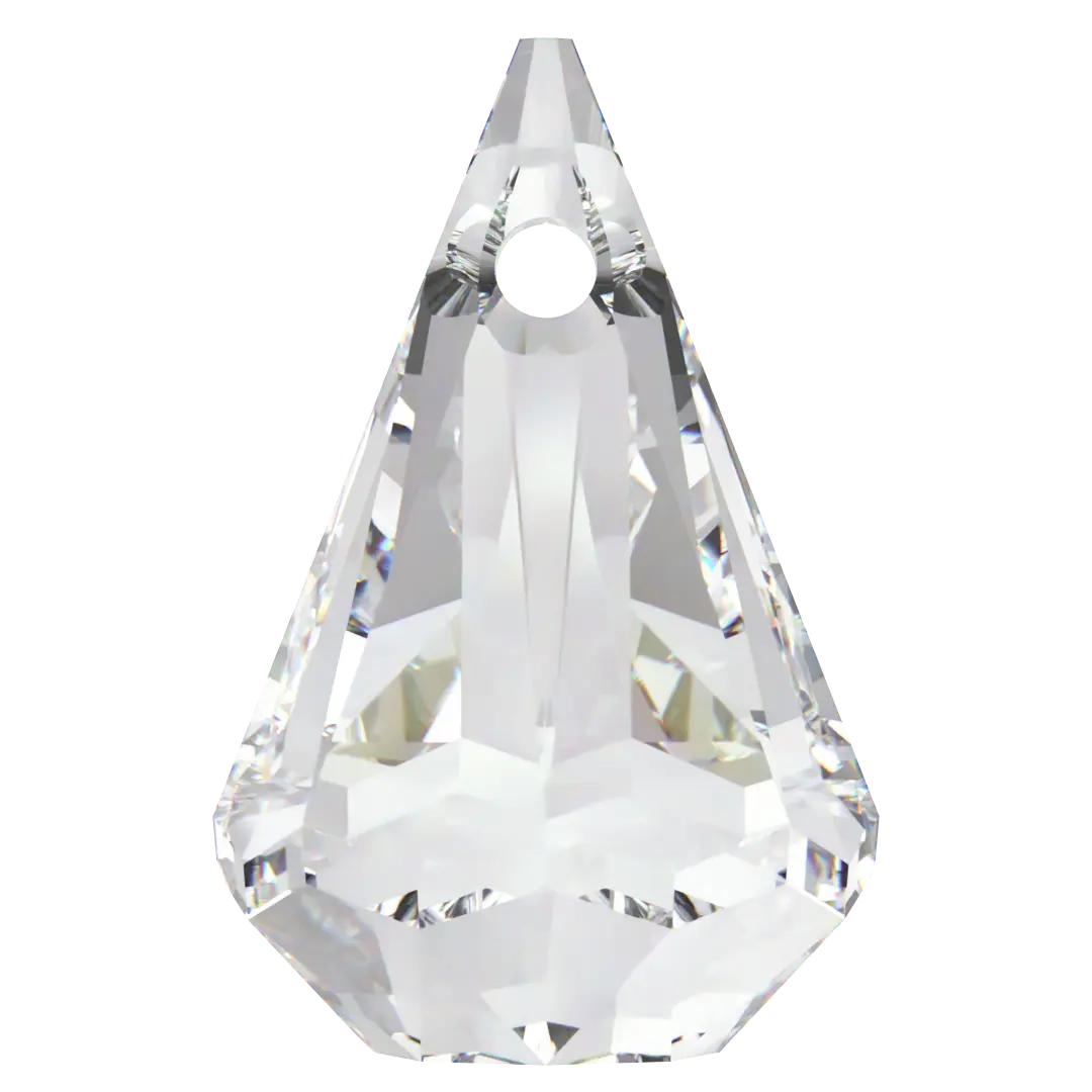 Swarovski Pendants Xirius Raindrop (6022) Crystal - Bluestreak Crystals
