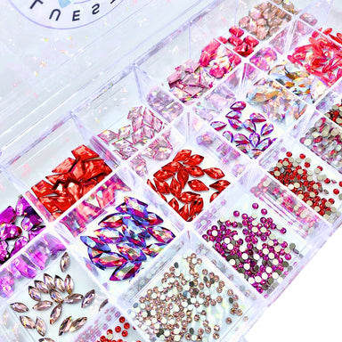 Swarovski Rhinestones Non Hotfix Mega Mix Valentine - Bluestreak Crystals
