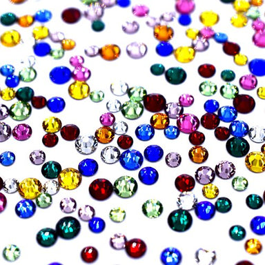 Swarovski Rhinestones Non Hotfix Mix Rainbow - Bluestreak Crystals