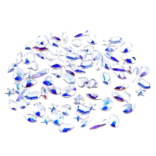 Swarovski Rhinestones Non Hotfix Shapes Mix CRYSTAL AB - Bluestreak Crystals