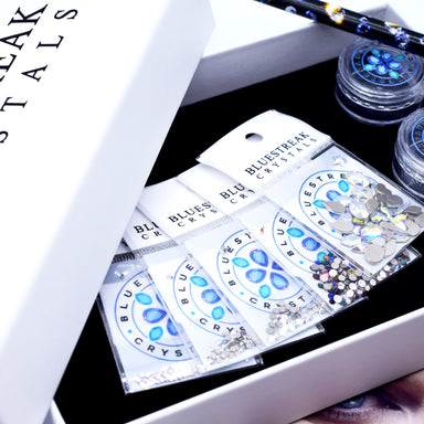 Swarovski Rhinestones Starter Nail Art Kit - Bluestreak Crystals