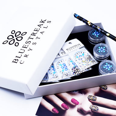 Swarovski Rhinestones Starter Nail Art Kit - Bluestreak Crystals