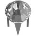 Swarovski Rose Pins (53301) Stainless Steel SS10 - Bluestreak Crystals