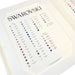 Swarovski Round Stones Luxury Colour Chart Folder - Bluestreak Crystals