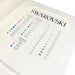 Swarovski Round Stones Luxury Colour Chart Folder - Bluestreak Crystals