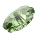 Swarovski Sew On Crystals Daisy Spacer (3700) Recreated Peridot UNFOILED - Bluestreak Crystals