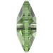 Swarovski Sew On Crystals Daisy Spacer (3700) Recreated Peridot UNFOILED - Bluestreak Crystals