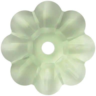 Swarovski Sew On Crystals Daisy Spacer (3700) Recreated Peridot UNFOILED - Bluestreak Crystals
