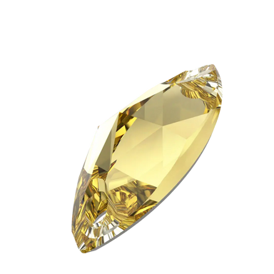 Swarovski Sew On Crystals Navette (3223) Recreated Dark Jonquil - Bluestreak Crystals