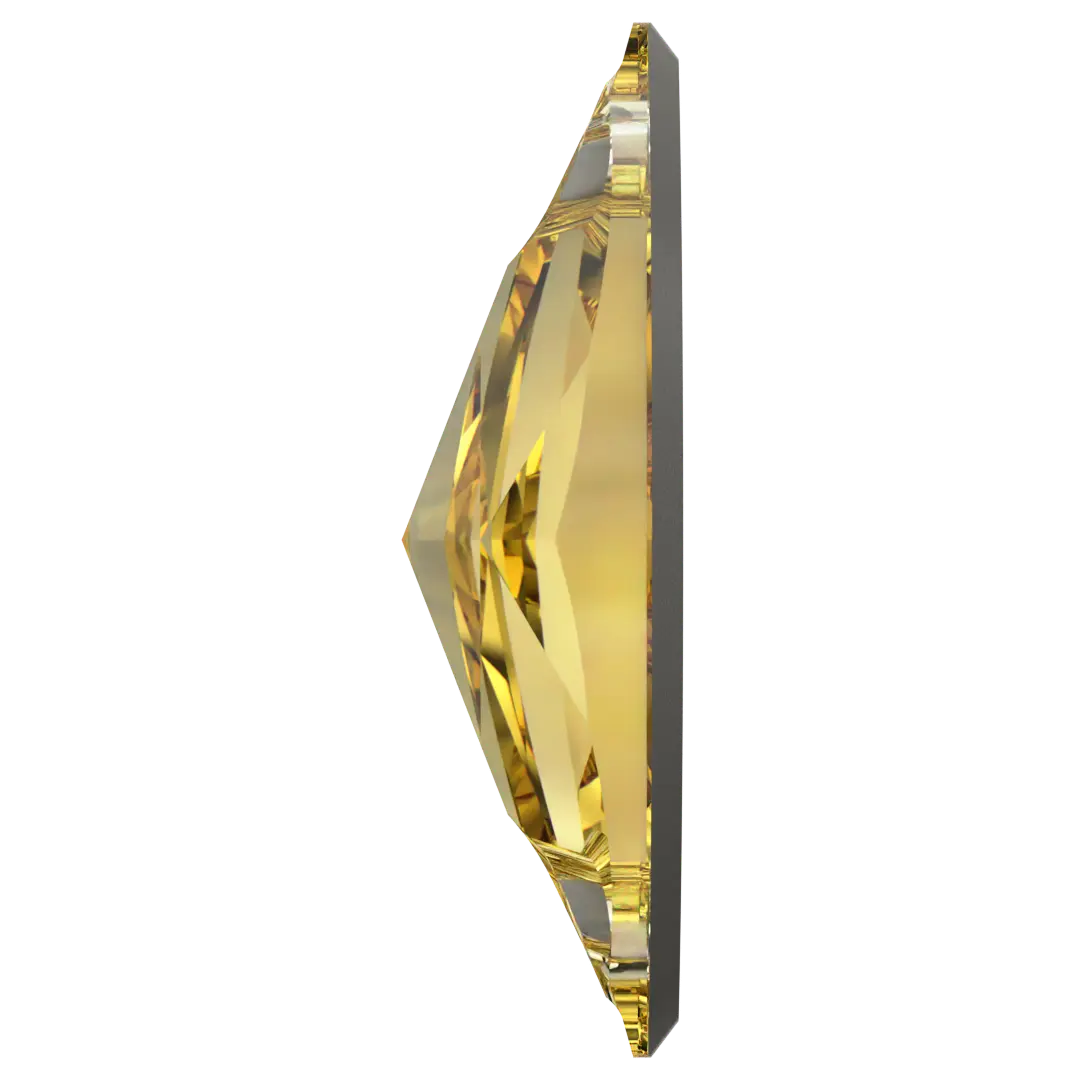 Swarovski Sew On Crystals Navette (3223) Recreated Dark Jonquil - Bluestreak Crystals