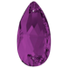 Swarovski Sew On Crystals Peardrop (3230) Amethyst - Bluestreak Crystals