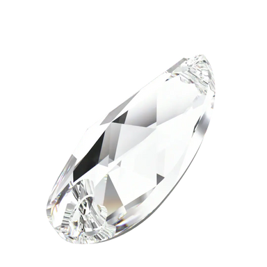 Swarovski Sew On Crystals Peardrop (3230) Crystal - Bluestreak Crystals