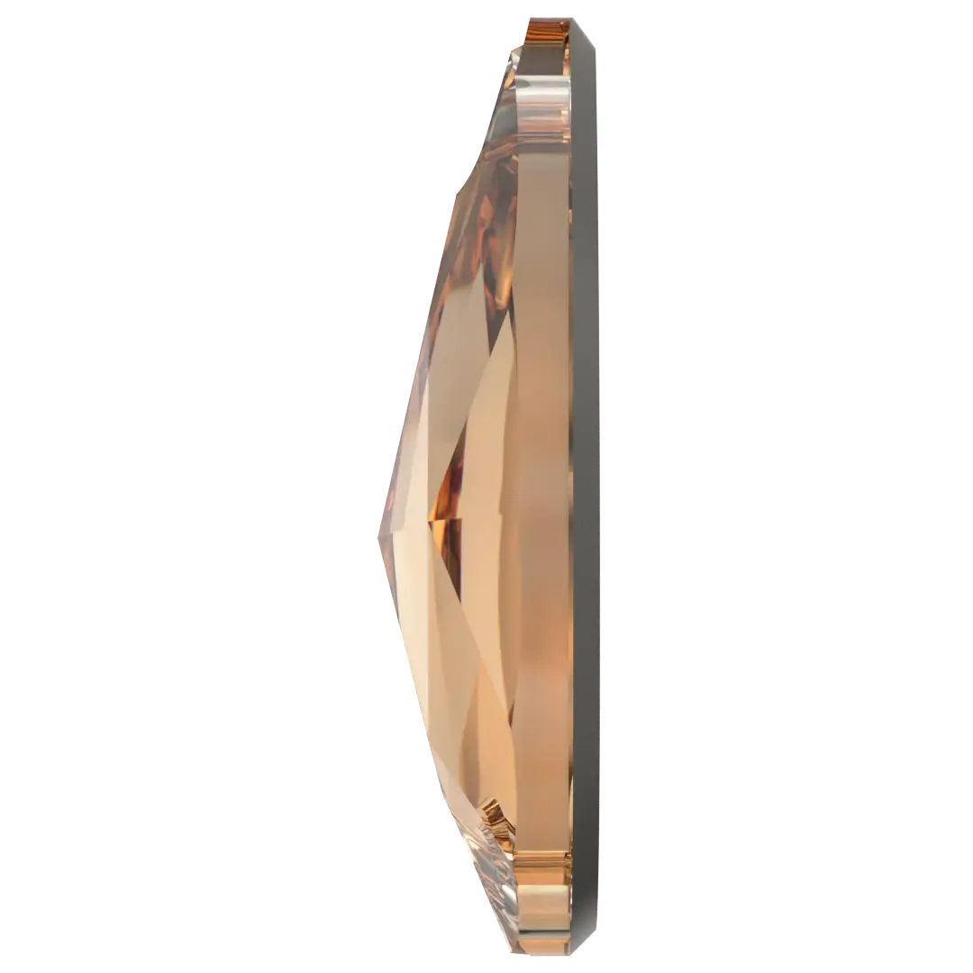 Swarovski Sew On Crystals Peardrop (3230) Light Colorado Topaz - Bluestreak Crystals