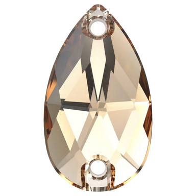 Swarovski Sew On Crystals Peardrop (3230) Light Colorado Topaz - Bluestreak Crystals