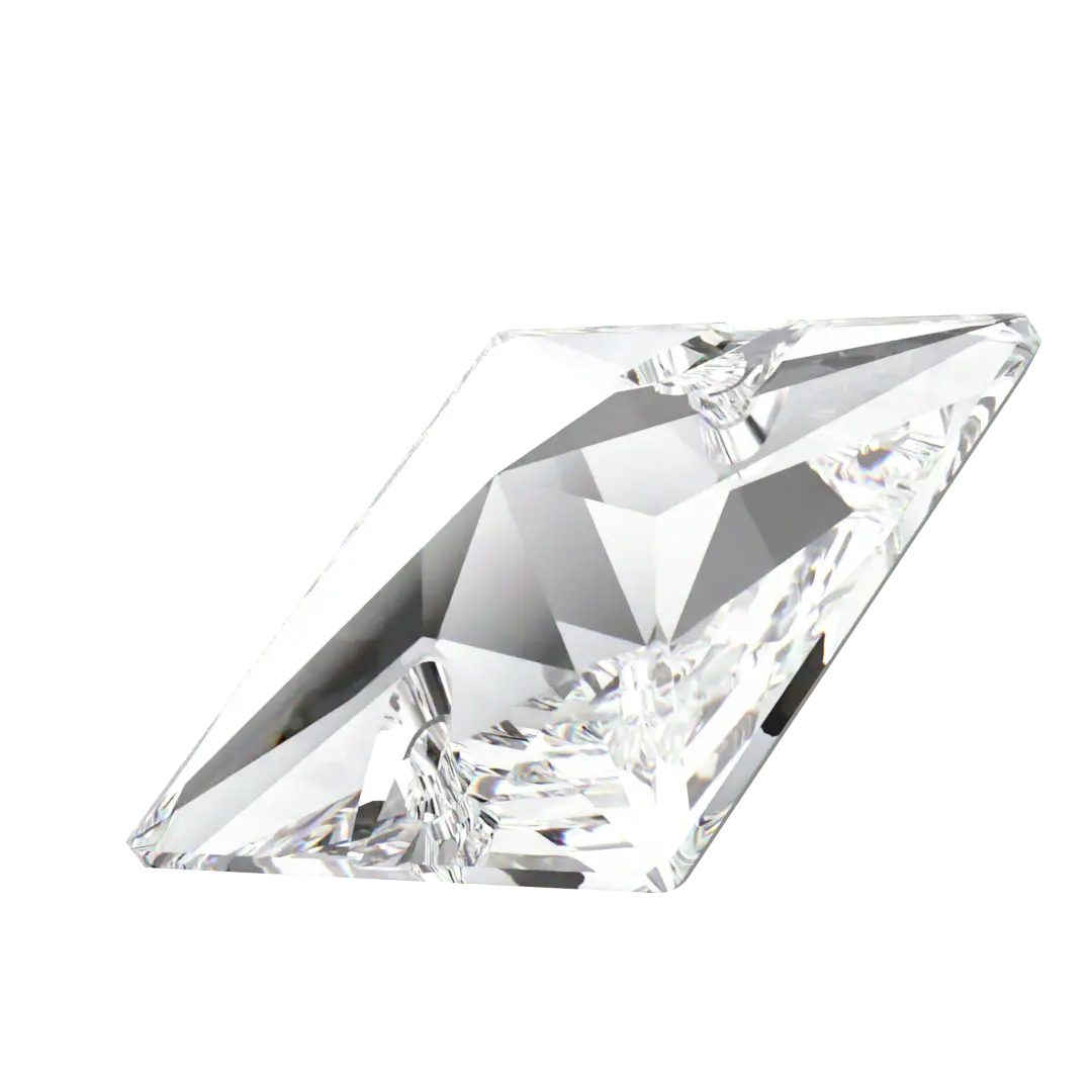 Swarovski Sew On Crystals Square (3240) Crystal - Bluestreak Crystals