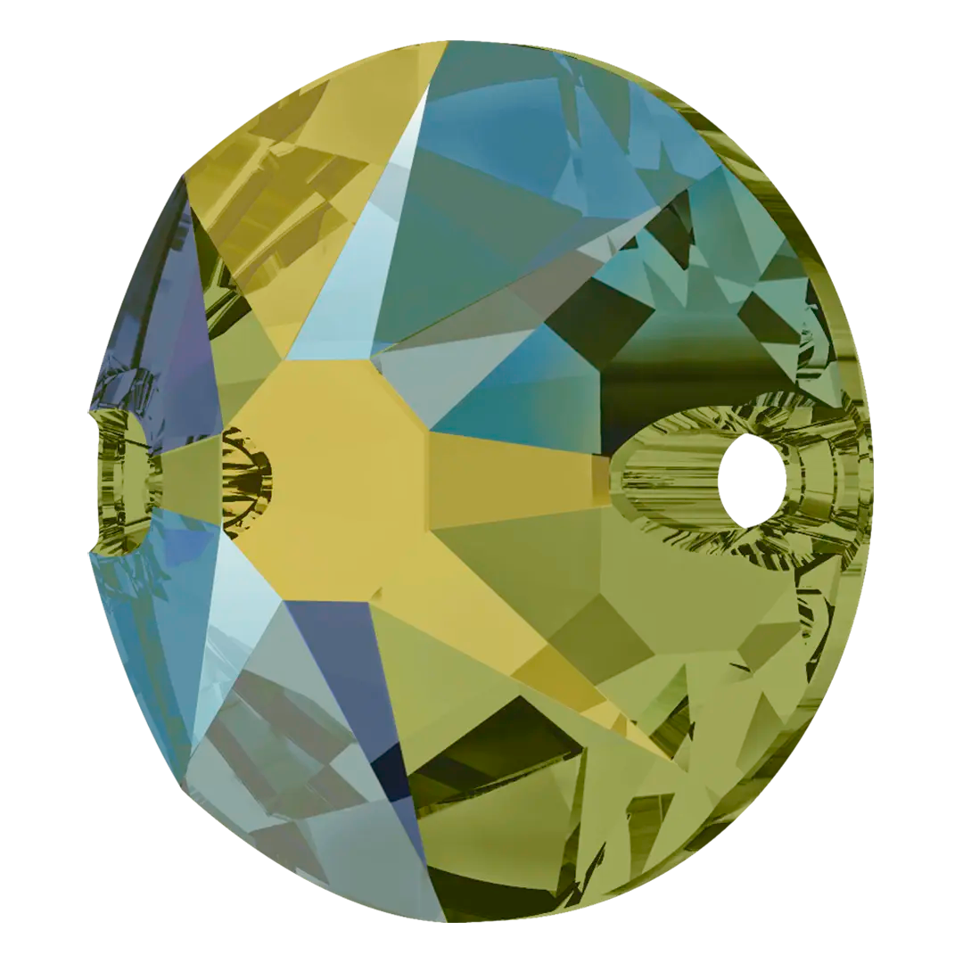 Swarovski Sew On Crystals Xirius (3288) Crystal Iridescent Green - Bluestreak Crystals