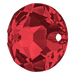 Swarovski Sew On Crystals Xirius (3288) Scarlet - Bluestreak Crystals