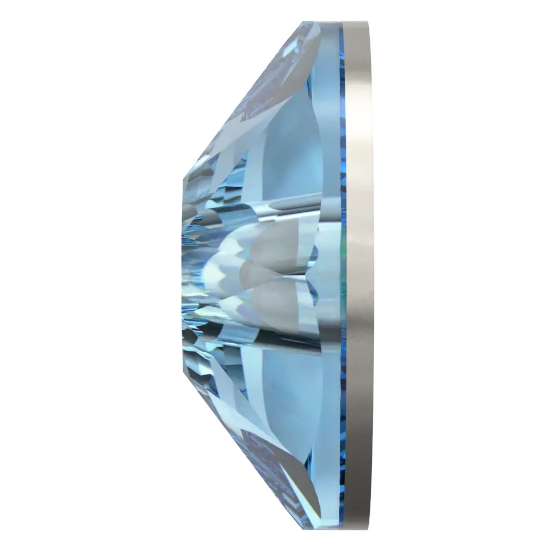 Swarovski Sew On Crystals Xirius Lochrose (3188) Aquamarine - Bluestreak Crystals