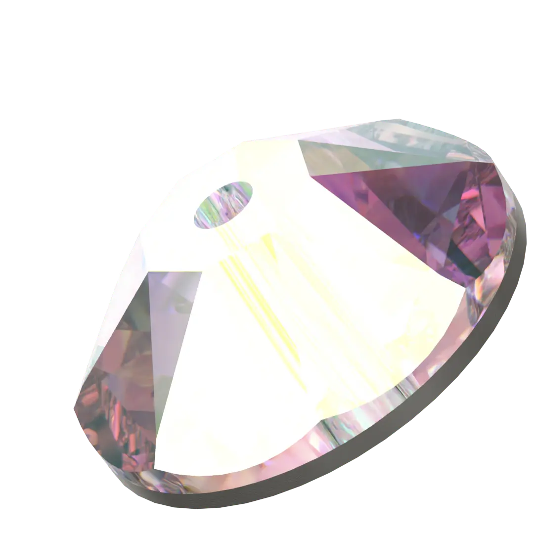 Serinity Sew On Crystals Round Lochrose (3188) Crystal AB - Bluestreak Crystals