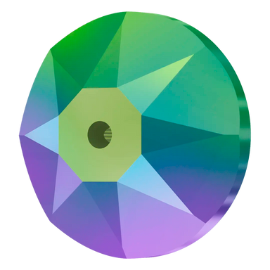 Swarovski Sew On Crystals Xirius Lochrose (3188) Crystal Scarabaeus Green - Bluestreak Crystals