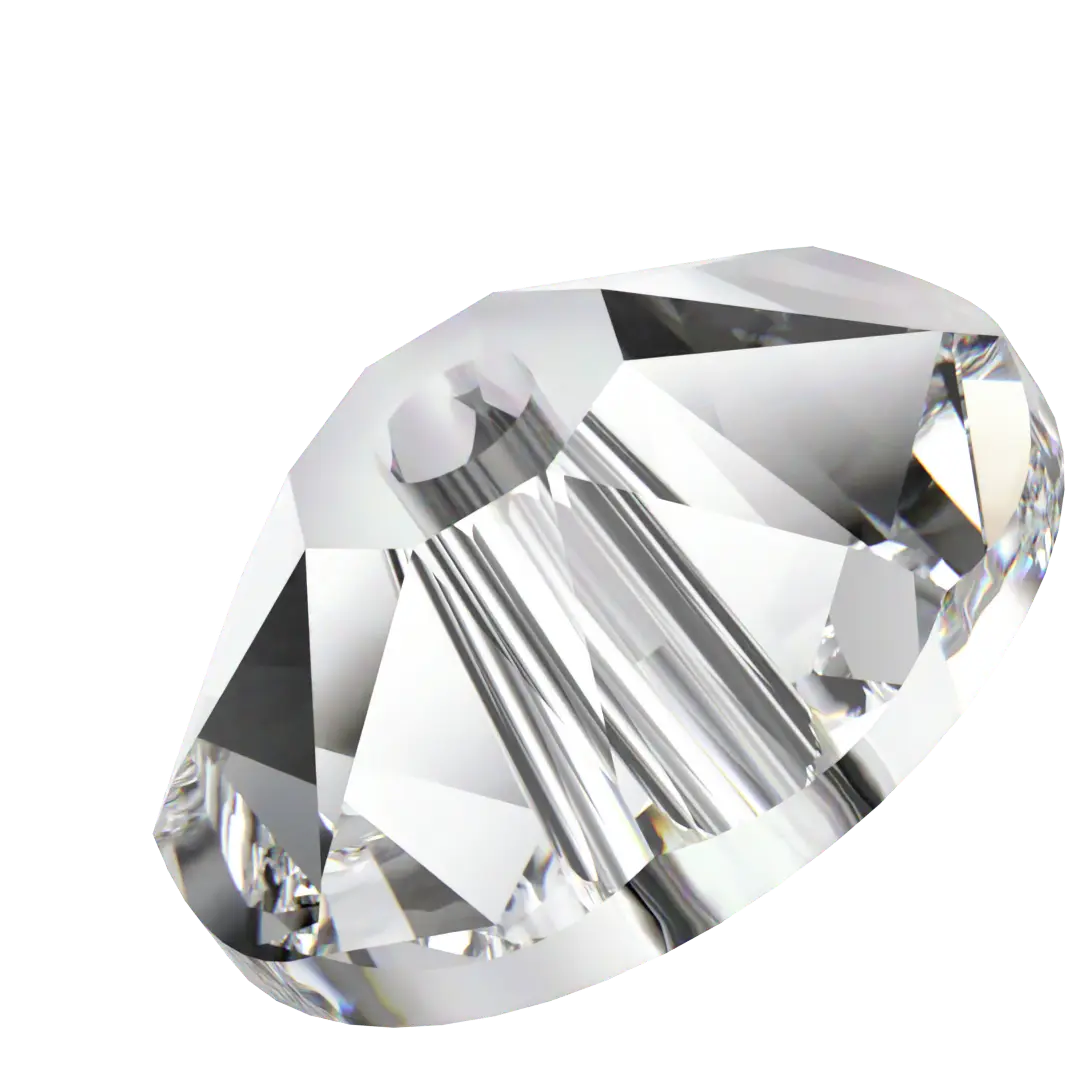 Swarovski Sew On Crystals Xirius Lochrose (3188) Crystal UNFOILED - Bluestreak Crystals