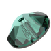 Serinity Sew On Crystals Round Lochrose (3188) Emerald - Bluestreak Crystals