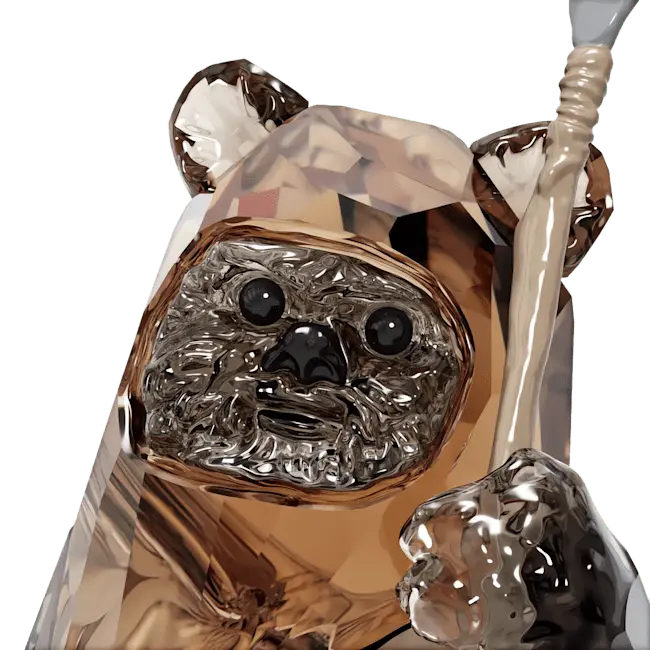 Swarovski Star Wars Ewok Wicket - Bluestreak Crystals