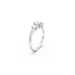 Swarovski Stilla Attract Ring Round Cut White Silver-Tone Finish - Bluestreak Crystals