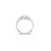 Swarovski Stilla Attract Ring Round Cut White Silver-Tone Finish - Bluestreak Crystals