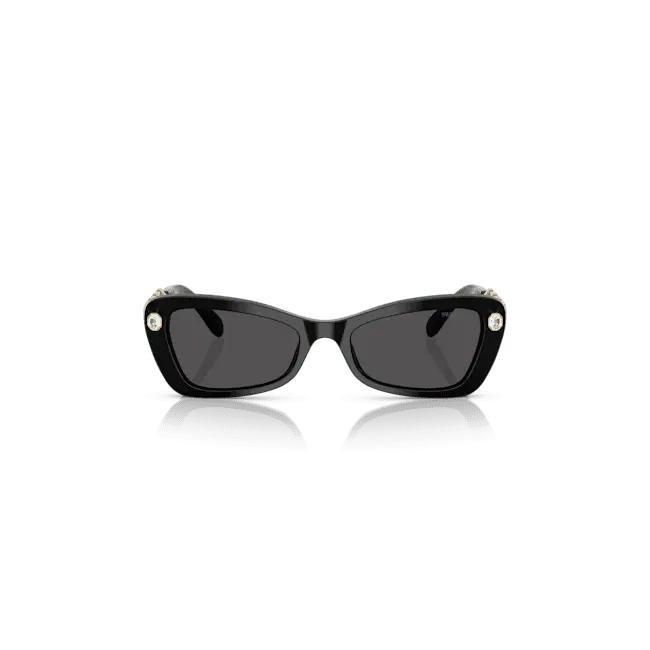 Swarovski Sunglasses Butterfly Shape SK6033 Black - Bluestreak Crystals