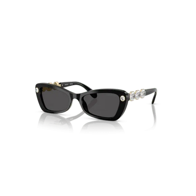 Swarovski Sunglasses Butterfly Shape SK6033 Black - Bluestreak Crystals