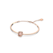 Swarovski Una Bangle Octagon Cut Pave Pink Rose Gold-Tone Plated - Bluestreak Crystals