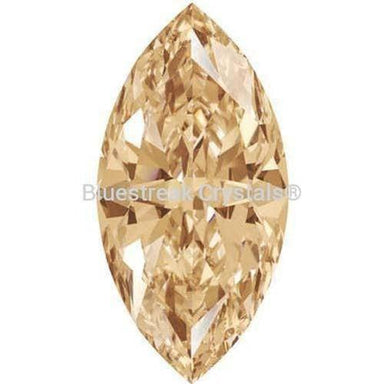 Swarovski Zirconia Marquise Pure Brilliance Cut Fancy Champagne - Bluestreak Crystals