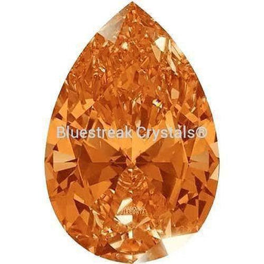 Swarovski Zirconia Pear Pure Brilliance Cut Caramel - Bluestreak Crystals