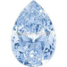 Swarovski Zirconia Pear Pure Brilliance Cut Fancy Light Blue - Bluestreak Crystals