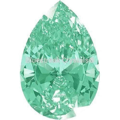 Swarovski Zirconia Pear Pure Brilliance Cut Fancy Light Green - Bluestreak Crystals