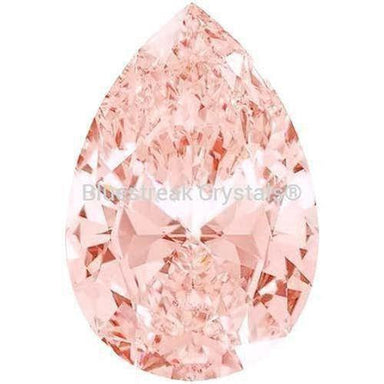 Swarovski Zirconia Pear Pure Brilliance Cut Fancy Morganite - Bluestreak Crystals