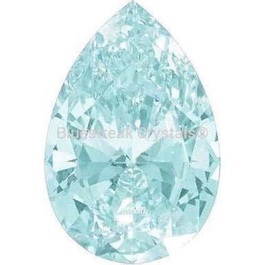 Swarovski Zirconia Pear Pure Brilliance Cut Frosty Mint - Bluestreak Crystals