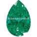Swarovski Zirconia Pear Pure Brilliance Cut Green - Bluestreak Crystals
