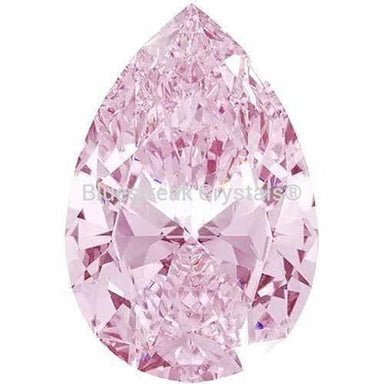 Swarovski Zirconia Pear Pure Brilliance Cut Purplish Pink - Bluestreak Crystals