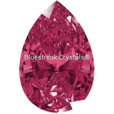 Swarovski Zirconia Pear Pure Brilliance Cut Red Dark - Bluestreak Crystals