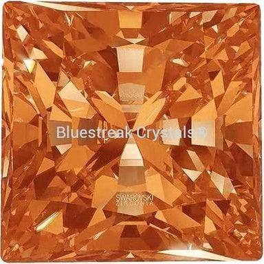 Swarovski Zirconia Square Princess Pure Brilliance Cut Caramel - Bluestreak Crystals