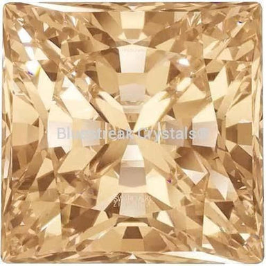 Swarovski Zirconia Square Princess Pure Brilliance Cut Fancy Champagne - Bluestreak Crystals