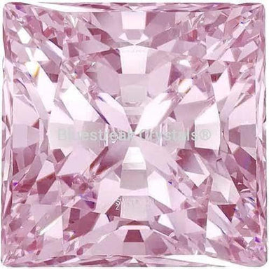 Swarovski Zirconia Square Princess Pure Brilliance Cut Purplish Pink - Bluestreak Crystals