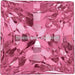 Swarovski Zirconia Square Princess Pure Brilliance Cut Red - Bluestreak Crystals