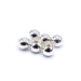 Silver Plated Smooth Round Beads - Bluestreak Crystals