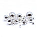 Silver Plated Smooth Round Beads - Bluestreak Crystals